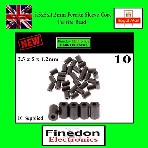 10x 5x5x1 2mm ferrite sleeve - 10x, 3.5x5x1.2mm