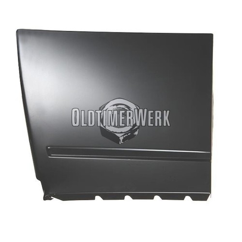 Right side panel corner plate - side,
