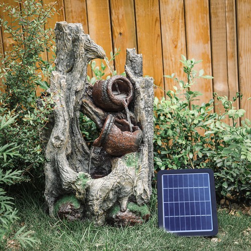 Solar power garden - garden, water