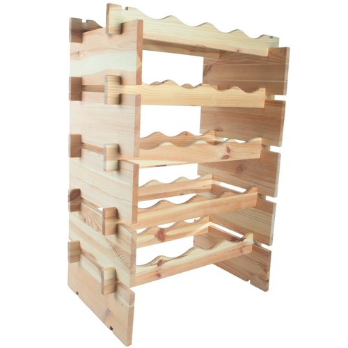 Wooden wine rack - wooden, 8-24