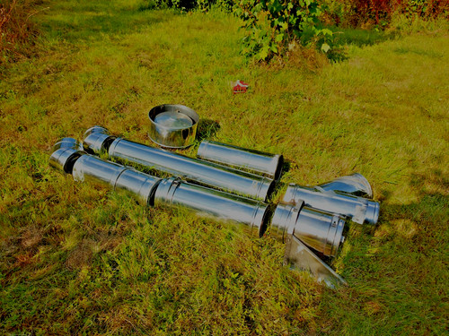Stainless steel flue for oil