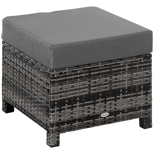 Rattan footstool ottoman - footstool,