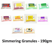 Simmering Granules Crystals Highly Scented Sizzlers for LOW HEAT wax burner 190g