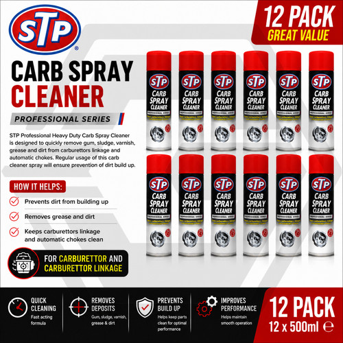 Stp carb cleaner spray - 12,