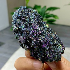 75G Colorful Carborundum Stones Specimen Silicon Carbide Crystal Collectible