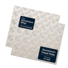 Aluminium 5 Bar Tread Plate Checker Chequer Sheet 1.5mm – 4.5mm Cut to Any Size