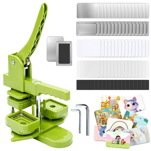 Square button maker - button,