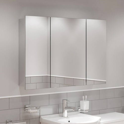 Triple door bathroom mirror - triple,