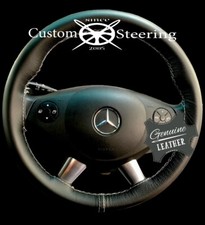 BLACK LEATHER STEERING WHEEL