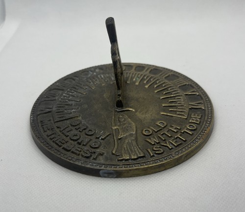 Vtg father time sundial grow - father,