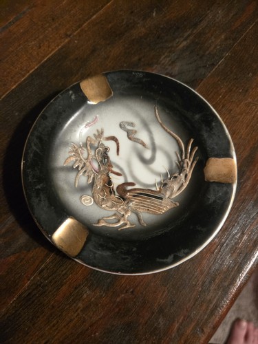 Moriage dragonware ashtray - moriage,