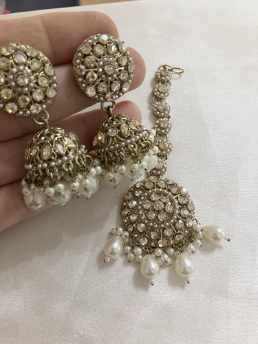 Jhumka tikka set indian - tikka,