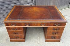 ANTIQUE STYLE MAHOGANY PARTNERS DESK