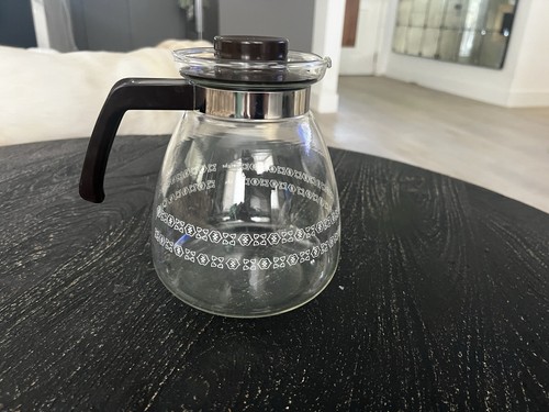 Clear glass coffee pot - glass,