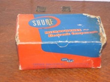 Vintage Shure Brothers Inc. Hand Held Microphone in Box