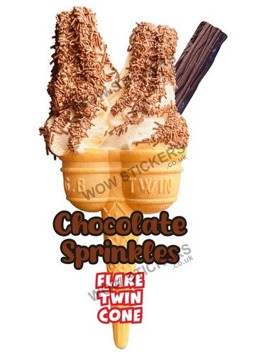 Ice cream van sticker