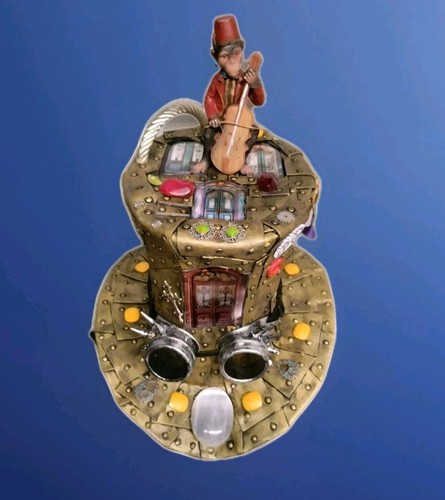 Unique steampunk top hat - no,