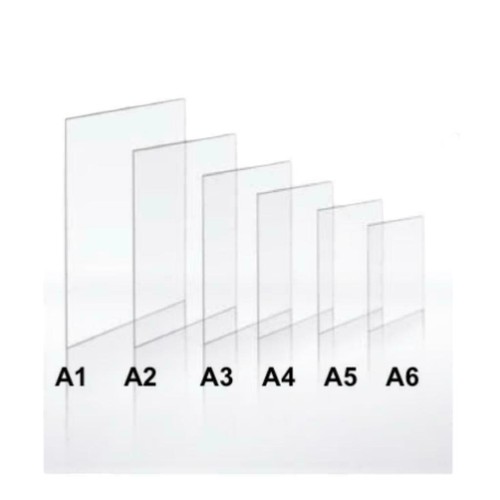 Cut size acrylic plastic - size,