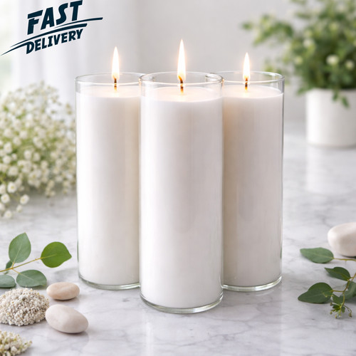 Large candle glass jar home - glass,