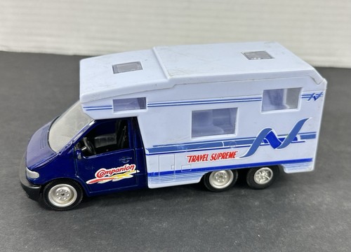 Wheel blue summer camper van - blue,