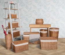 Natural finish wicker trunk - finish,