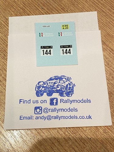 Decals subaru legacy rs - 1/43,