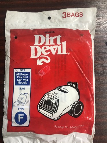 Dirt devil vacuum cleaner bags - dirt,