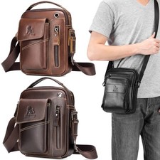 BAIGIO Men's Genuine Leather