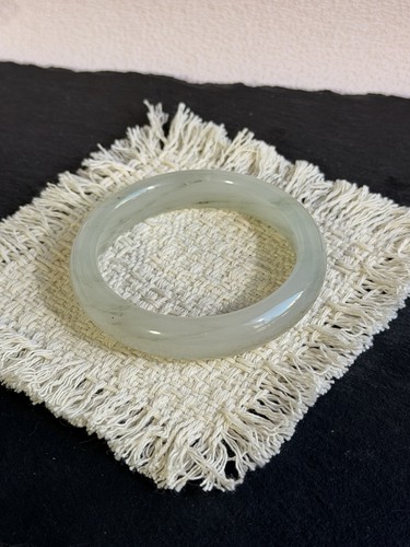 Natural jade bangle bracelet - bangle,