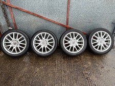 2007 VW GOLF GT MK5 17" SET ALLOY WHEELS & GOOD TYRES 225/45ZR17 1K0601025AN