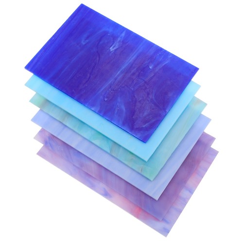 6pcs stained glass sheets - stained,