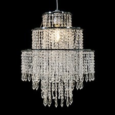 Light Shade Crystal Ceiling Pendant Modern Style Easy Fit Acrylic Chandelier