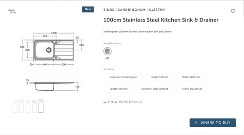 Armitage shanks stainless - shanks,