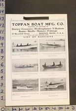 1913 NAUTICAL TOPPAN BOAT SHIP