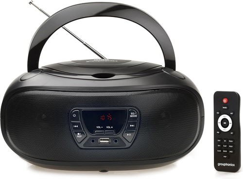Player portable boombox fm - cd,