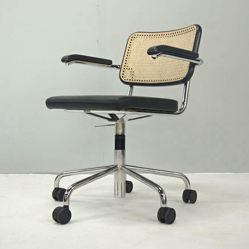 Thonet vdr black leather - black,