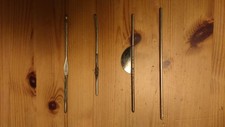 Vintage Metal Crochet Hooks 4 Including Venus, 1 & Faudelite, 1 Used