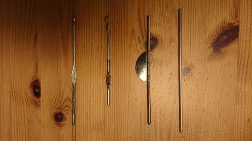 Vintage metal crochet hooks - vintage, 4