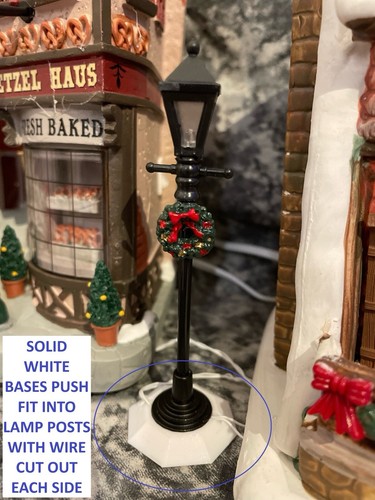 Lemax street lamp post holder - street,