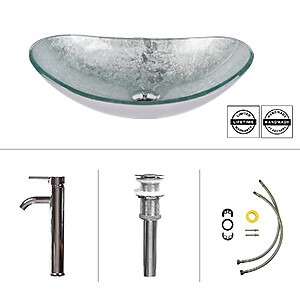 Tempered glass basin sink - tempered,
