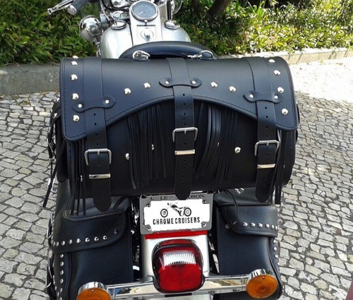 Motorcycle sissy bar bag - motorcycle,
