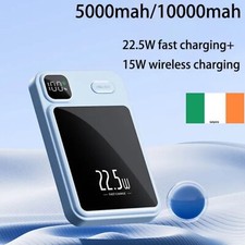Magnetic Wireless Power Bank 10000mah / 5000mah Fast Charge Battery Fits Magsafe