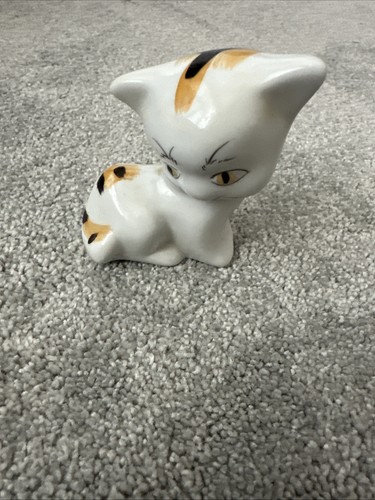 Vintage porcelain calico - calico, cat