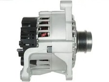 Alternator with freewheel belt
