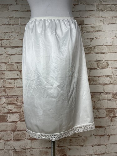 White nylon underskirt - white,