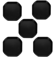 [Set of 5] Small Black Mixing Tuff Tray Sand Pit Kids Messy Play Activities Home