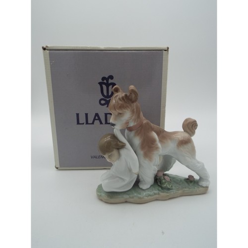 Lladro safe and sound dog - lladro,