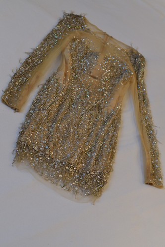 Jovani gold crystal beaded - jovani,