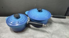 Le Creuset Blue Enamel Cast