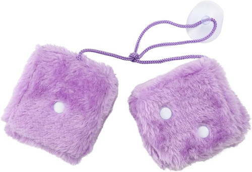 Fuzzy dice for car rear - fuzzy,